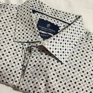 Luchiano Visconti Modern Fit button up Men's shirt size  XL